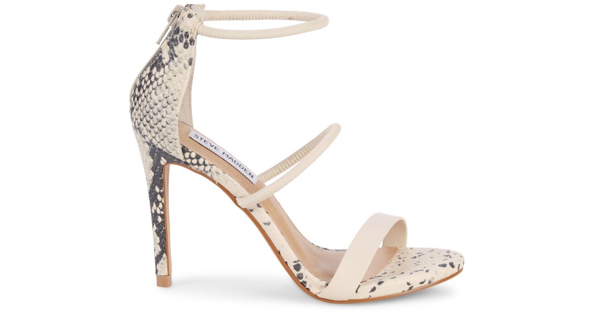 steve madden snake print sandals