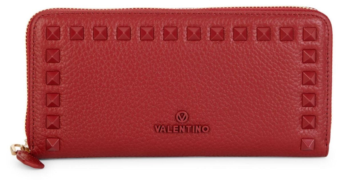 Valentino By Mario Valentino Grace Dollaro Leather Continental Wallet ...