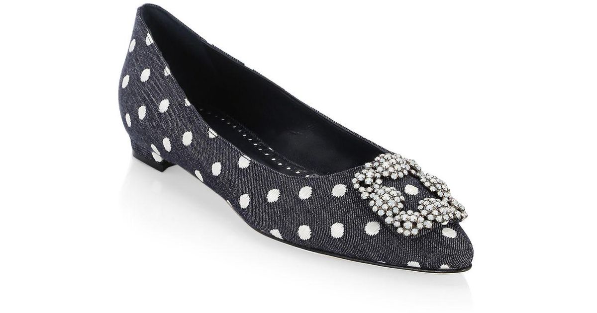manolo blahnik denim