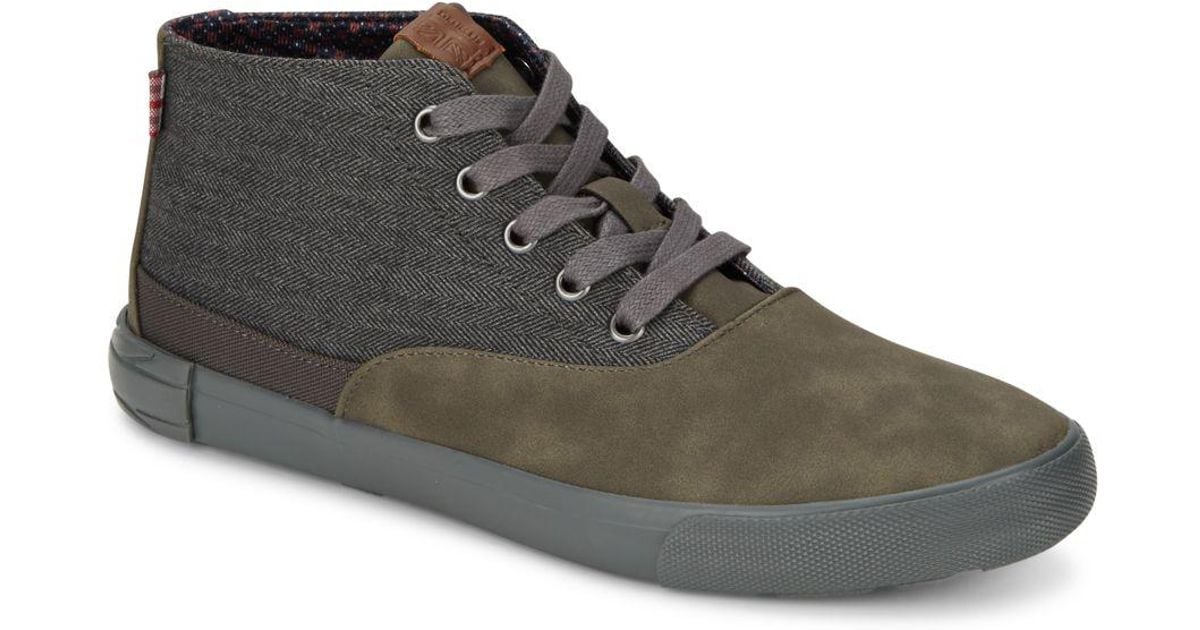 Ben Sherman Percy Heathered High-top Sneakers in Heather Grey (Gray ...
