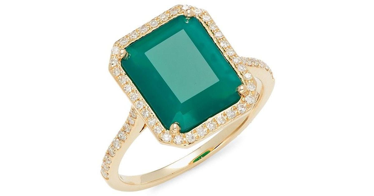Effy yellow gold diamond ring deals