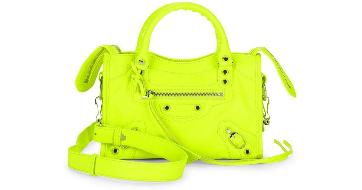 balenciaga neon green bag online fb646 