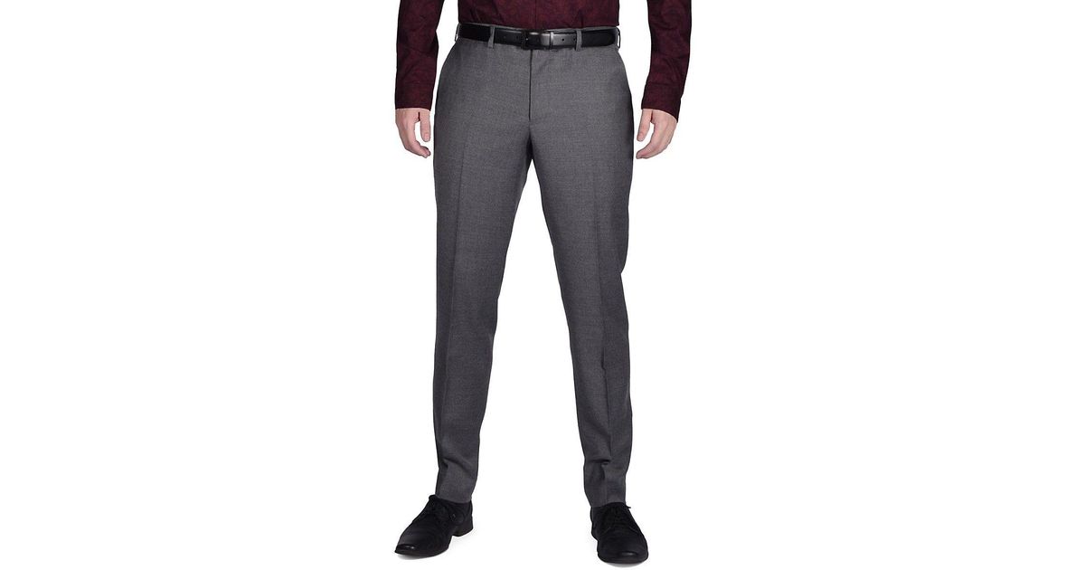 Original Penguin Slim Fit Wool Blend Dress Pants in Blue for Men Lyst