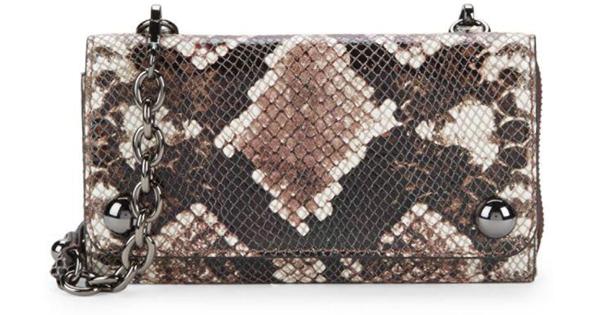 vince camuto snakeskin purse