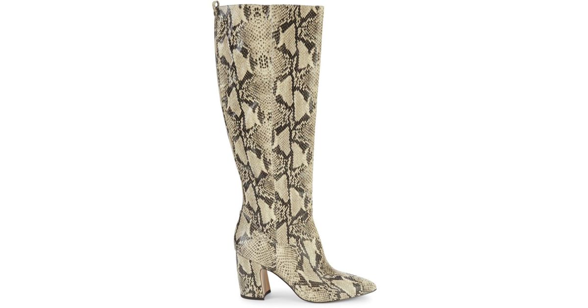 Sam Edelman Women's Hai Snakeskin-print 