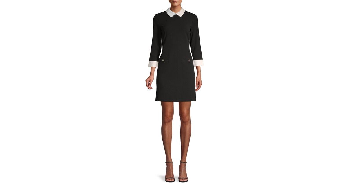 tommy hilfiger collared shift dress