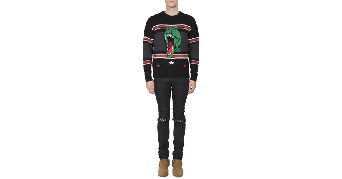 saint laurent t rex sweater