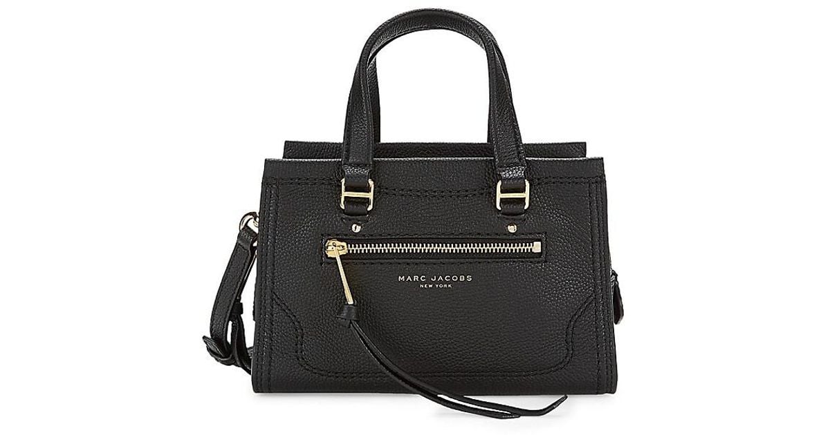 marc jacobs mini cruiser pebbled leather crossbody satchel