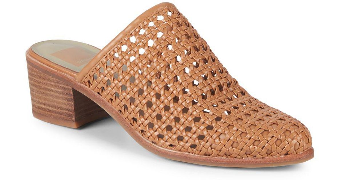 dolce vita crasy woven mules