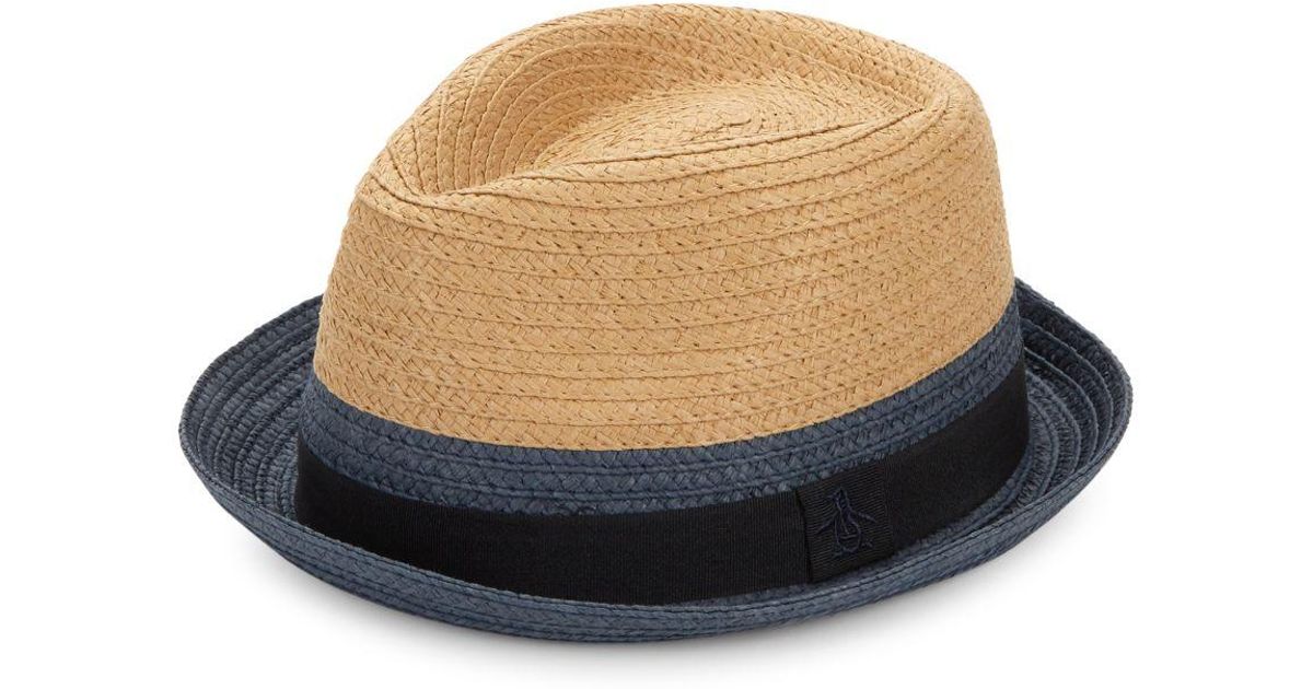 woven pork pie hat