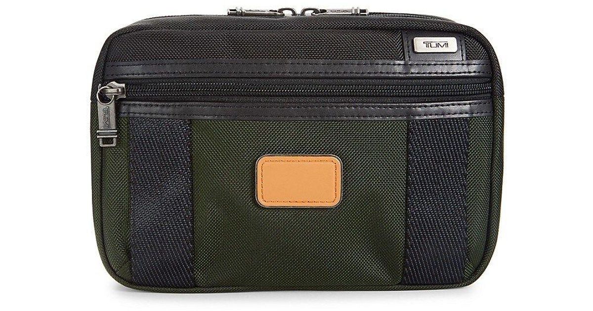 Tumi Mcguire Colorblock Zip Pouch in Black for Men | Lyst