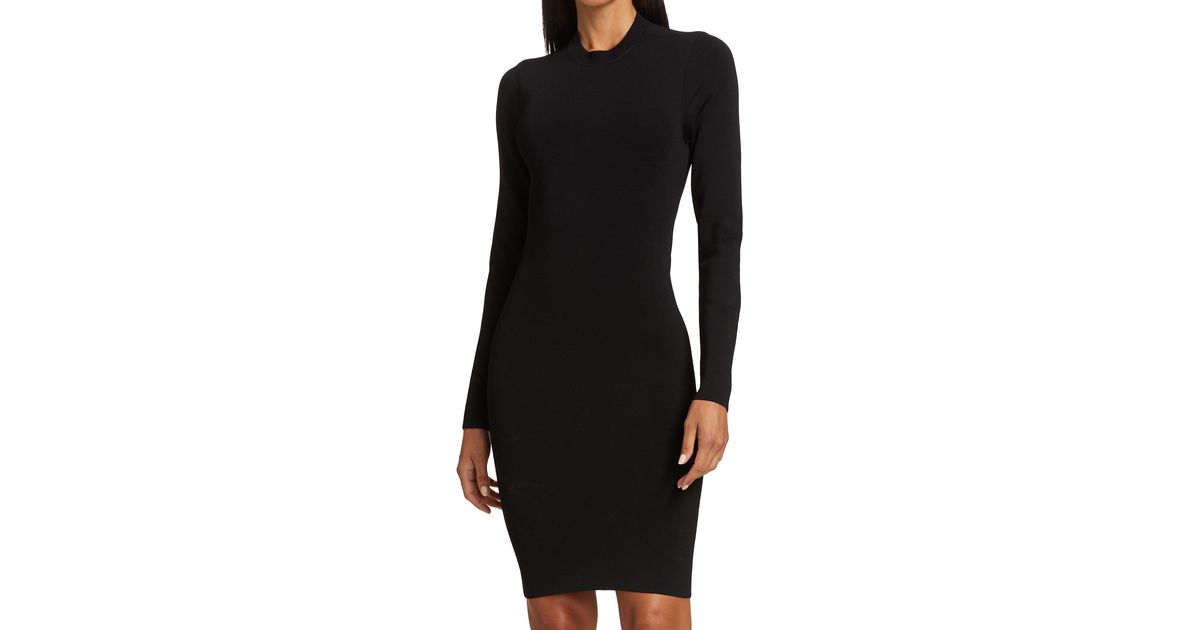 alice olivia estelle fitted minidress