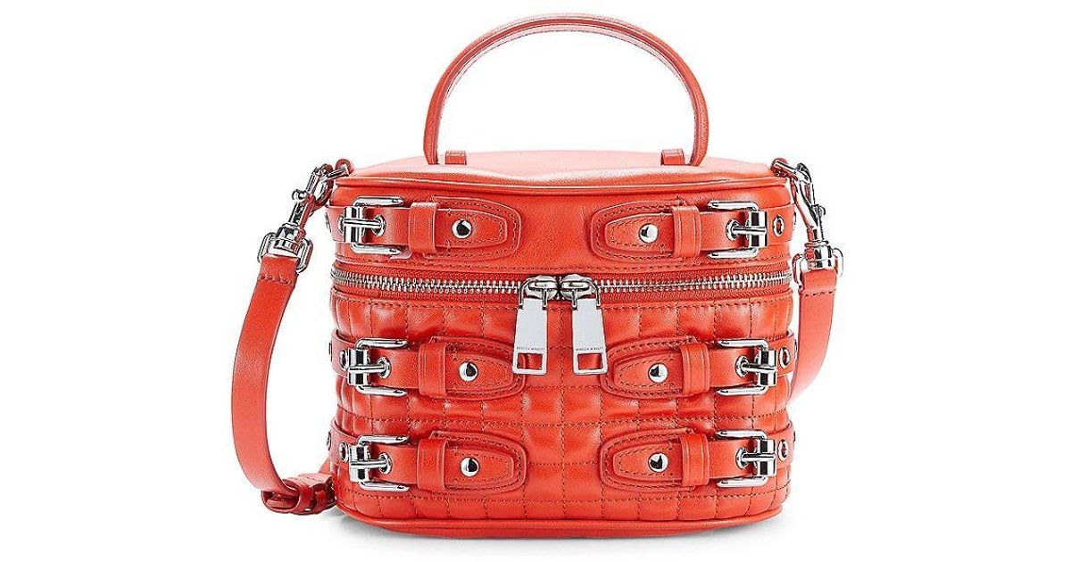 Rebecca minkoff mini shop top zip vanity crossbody