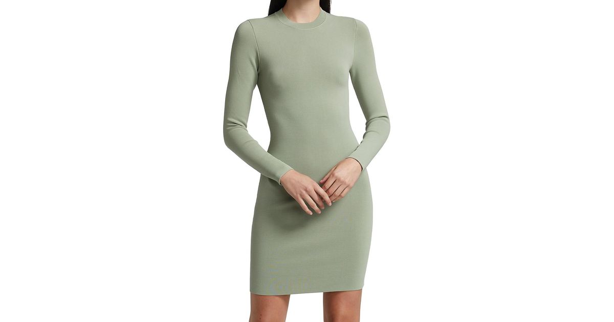 alice olivia estelle fitted minidress