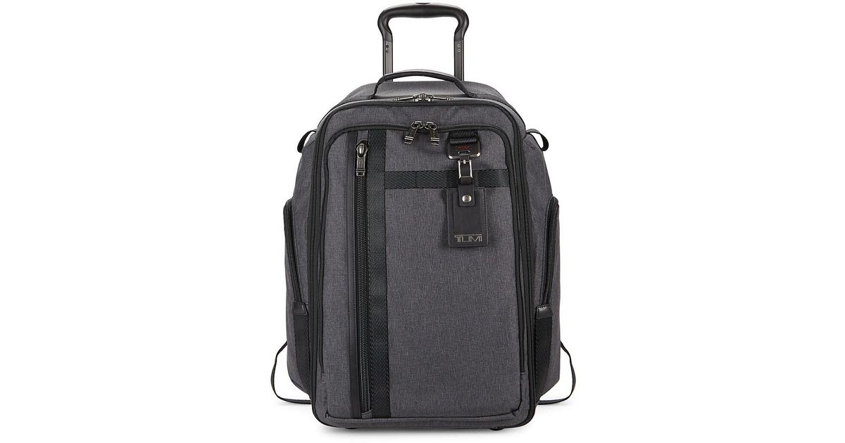 tumi backpack with wheels