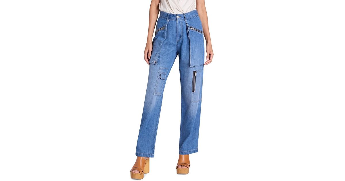 Isabel Marant Men's Cotton Pants Blue