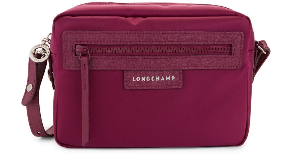 Longchamp Le Pliage Neo Nylon Crossbody Bag Red - BrandConscious