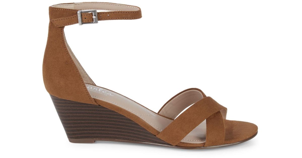 charles david griffin wedge sandal