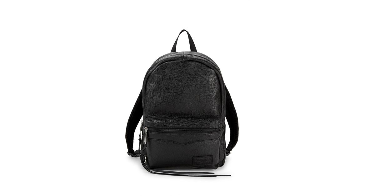 rebecca minkoff medium zip leather backpack