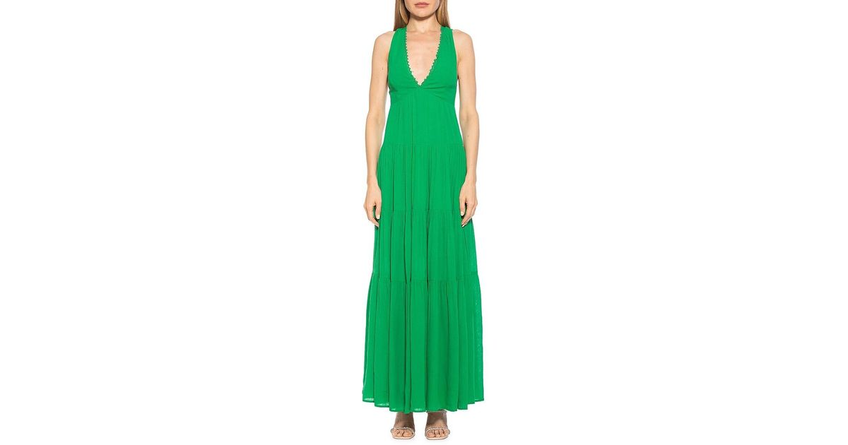 alexia admor green dress