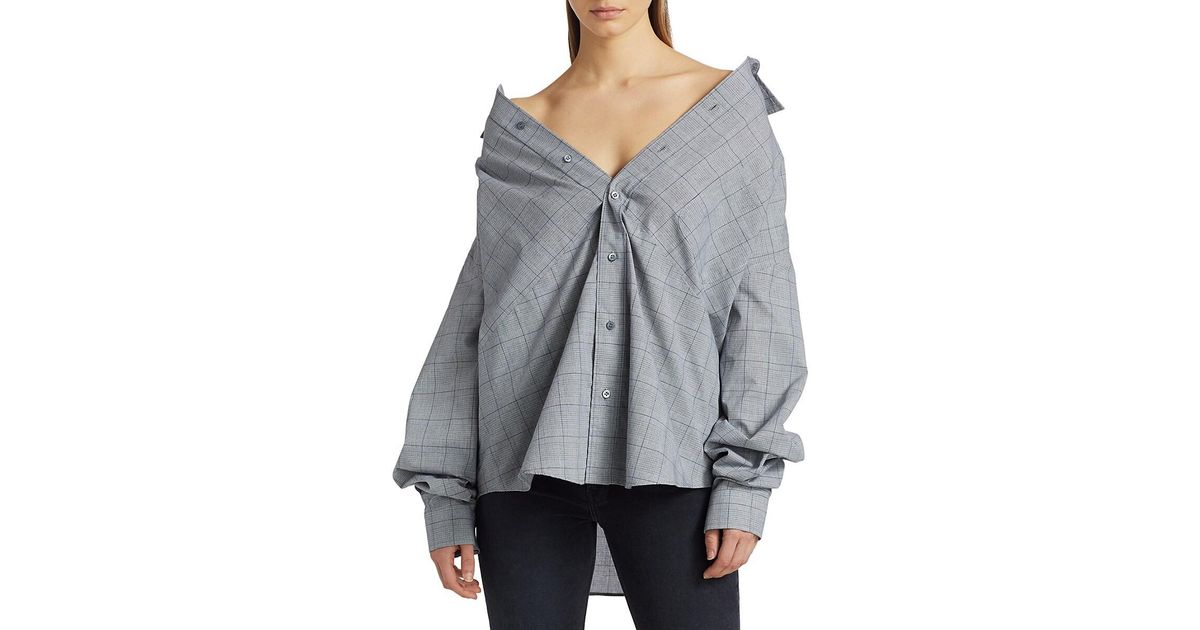 balenciaga swing masculine shirt