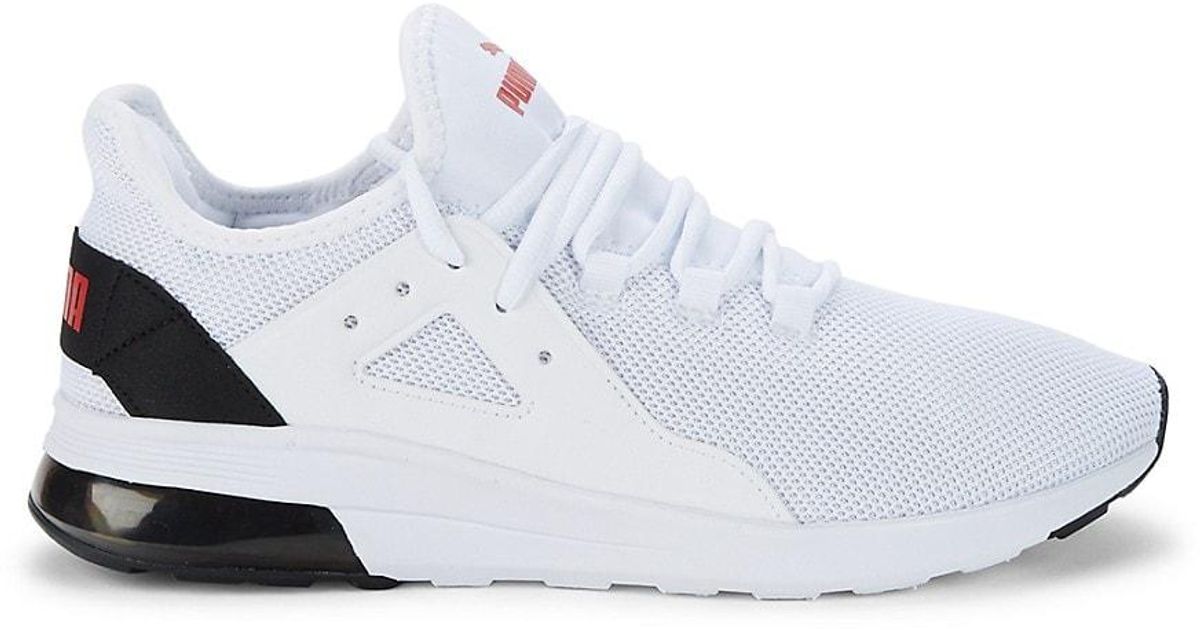 puma white electron street
