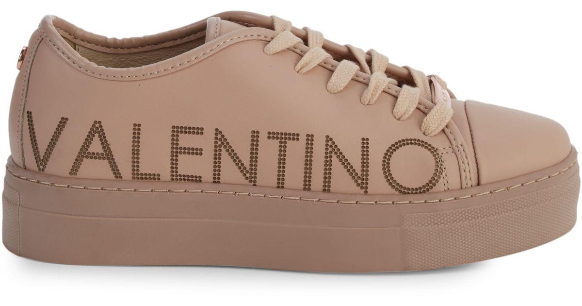 valentino by mario valentino dalia leather platform sneakers
