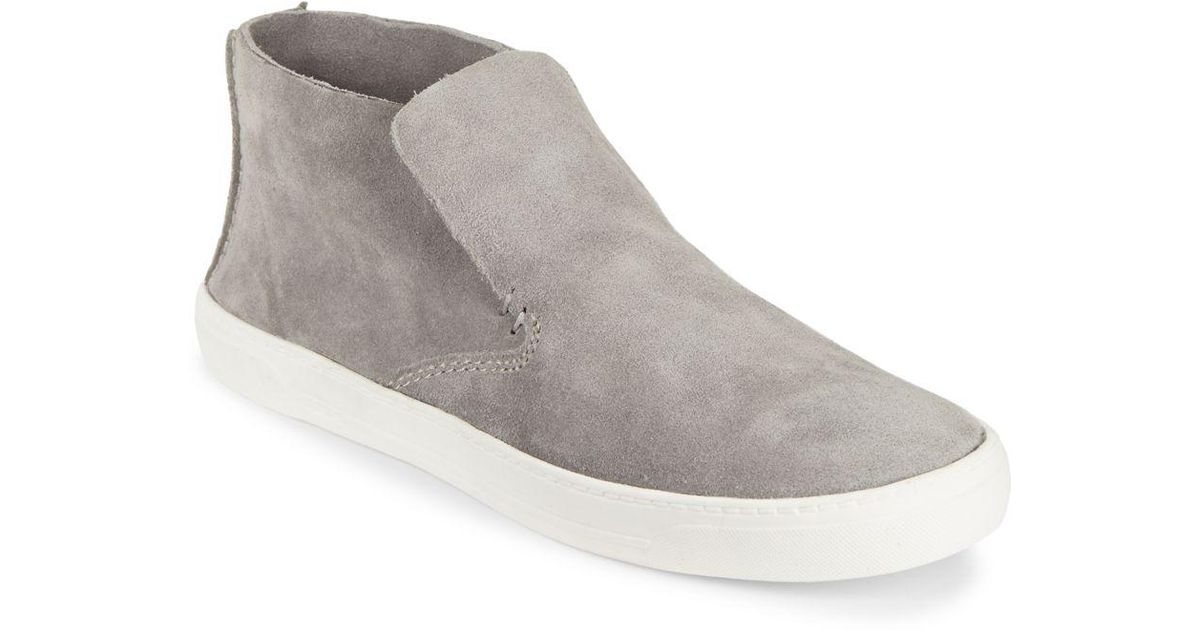 dolce vita gray suede sneakers