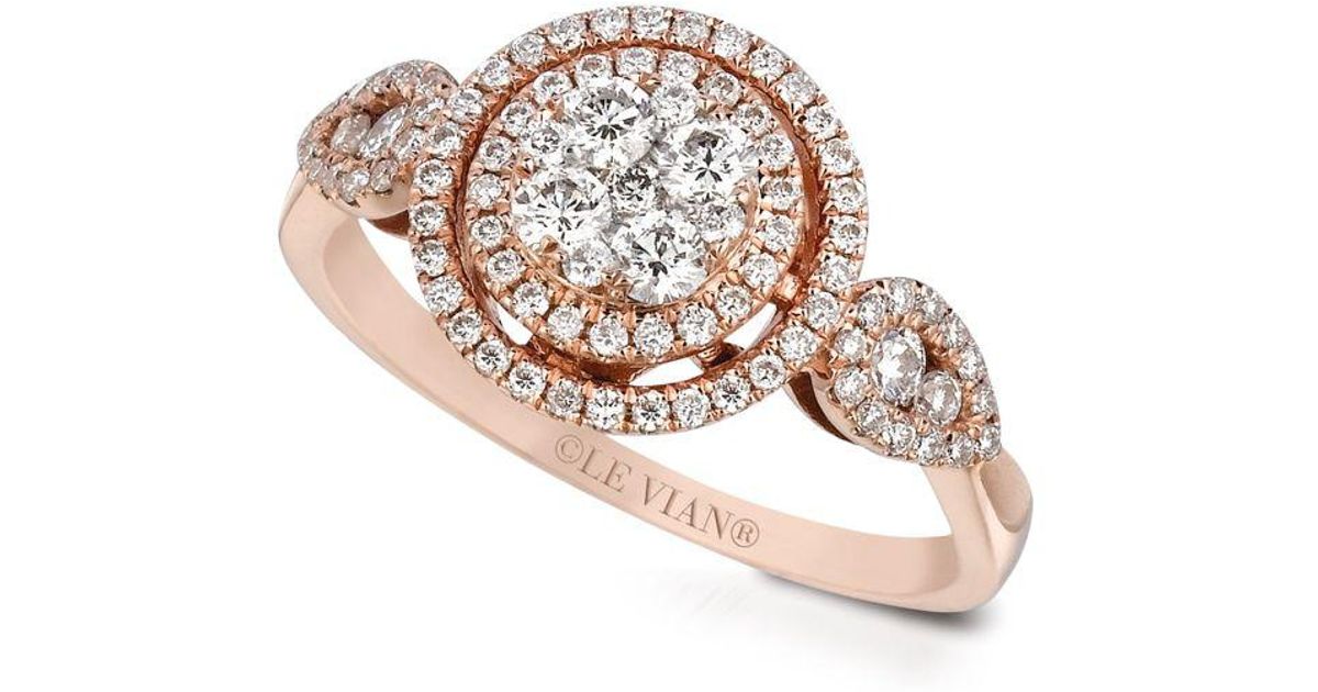 Lyst Le Vian Vanilla Diamonds 14k Strawberry Gold Ring In Lyst Le Vian Vanilla Diamonds 14k Strawberry Gold Ring In Metallic
