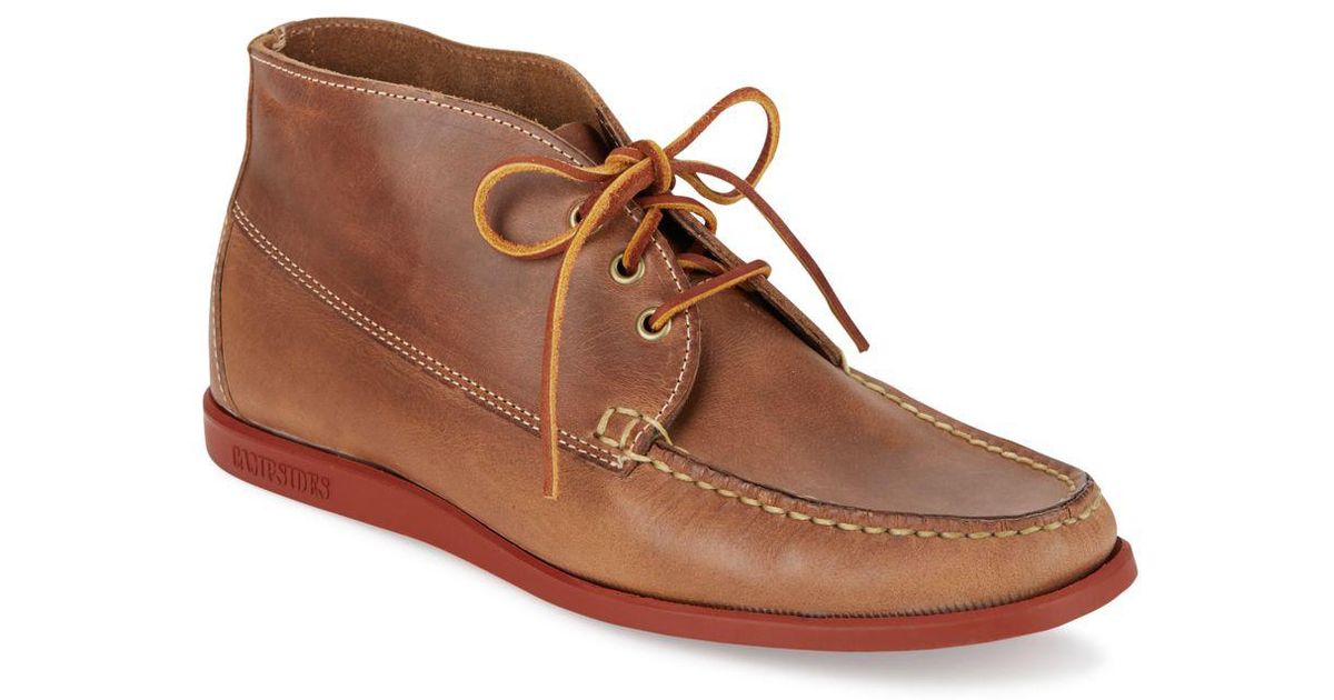 Sebago Campsides Leather Chukka Boots in Cognac (Brown) for Men | Lyst