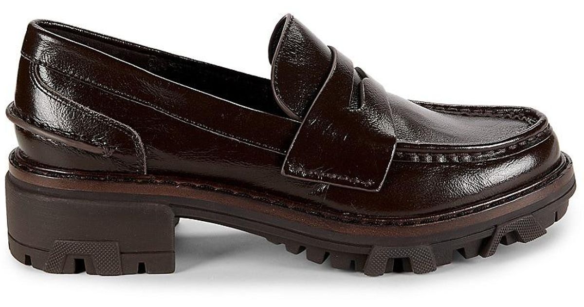 rag & bone slayton leather penny loafers
