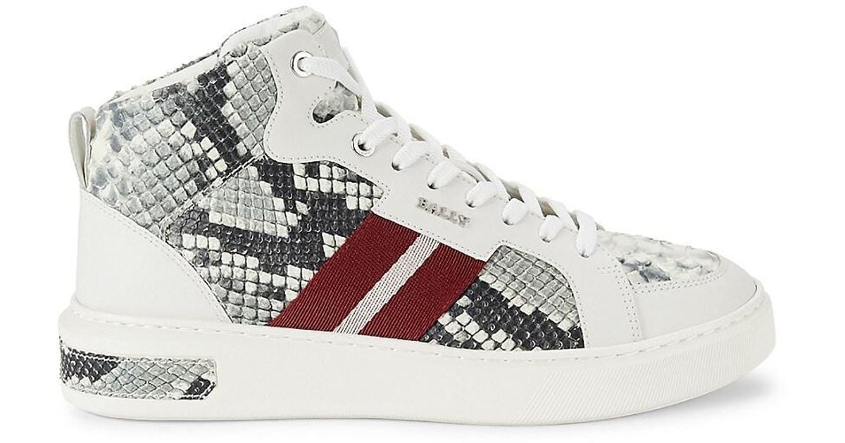 Bally sale snakeskin sneakers