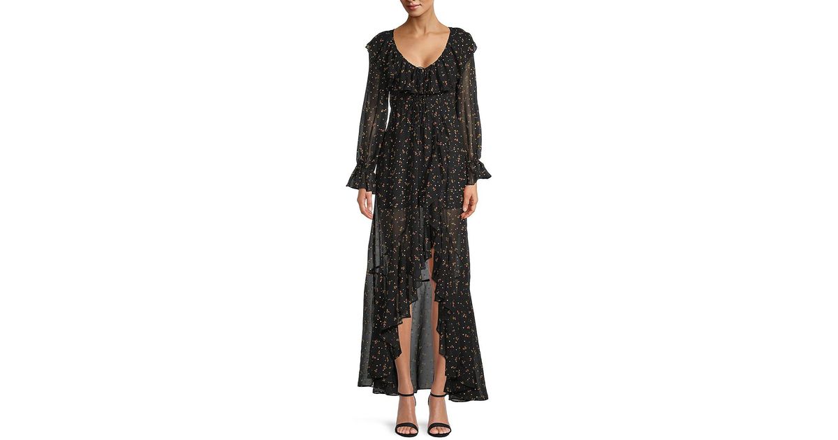 for love and lemons floral maxi