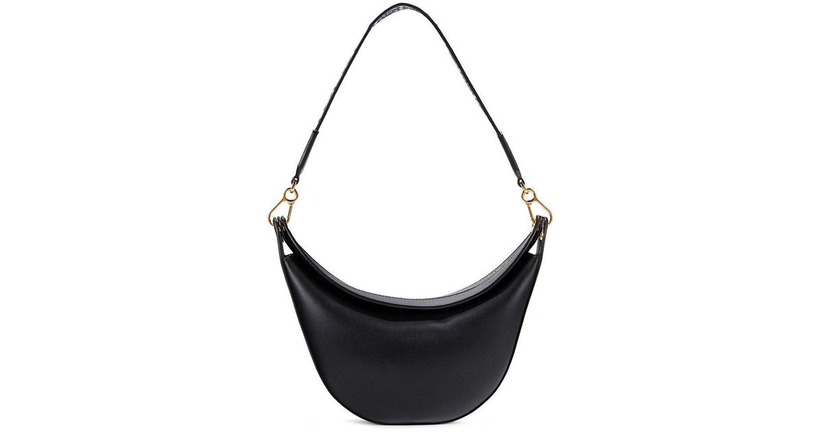 Loewe Leather Hobo Bag in Black | Lyst