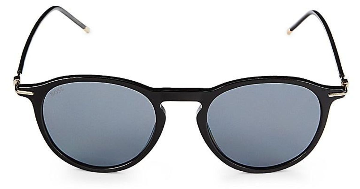 Hugo boss sunglasses round deals