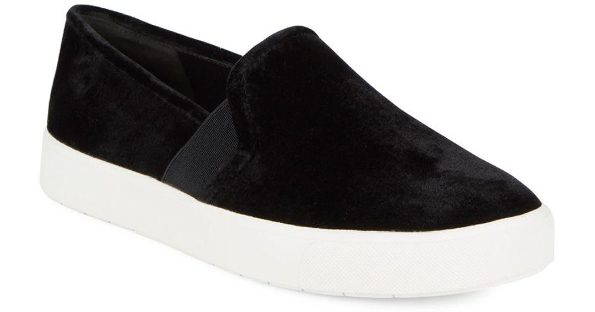 vince velvet sneakers