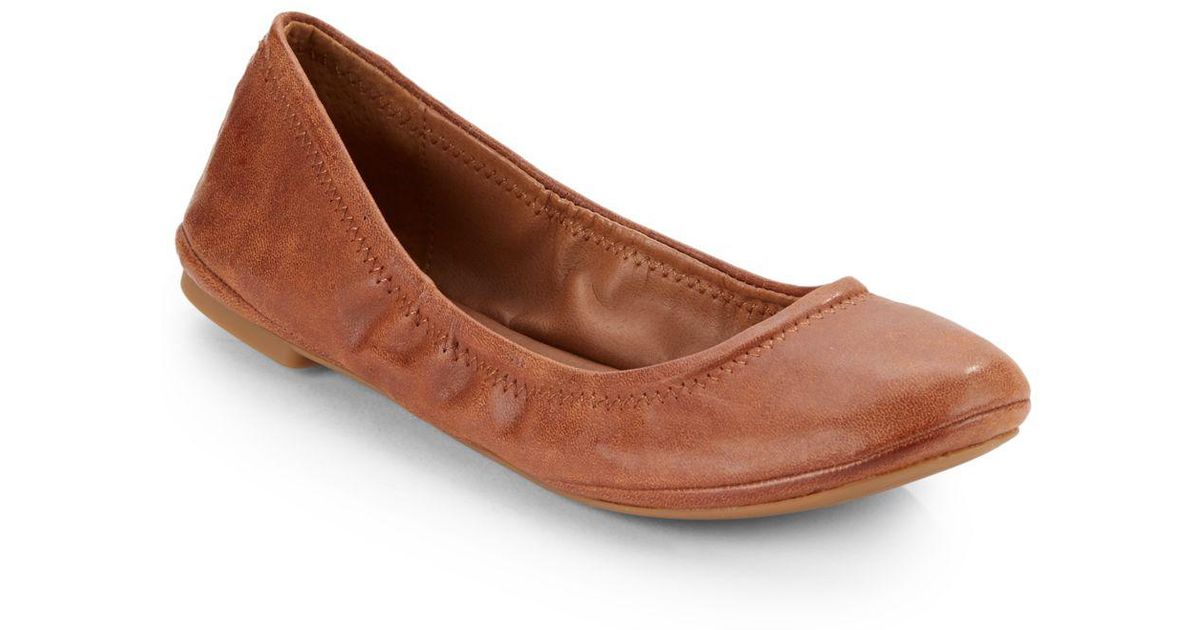 lucky brand tan flats