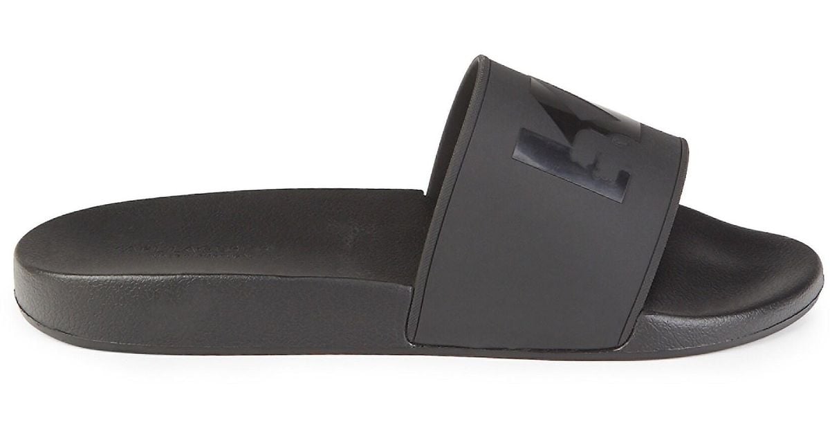 Karl Lagerfeld Ka Rl Slides in Black (Brown) Lyst