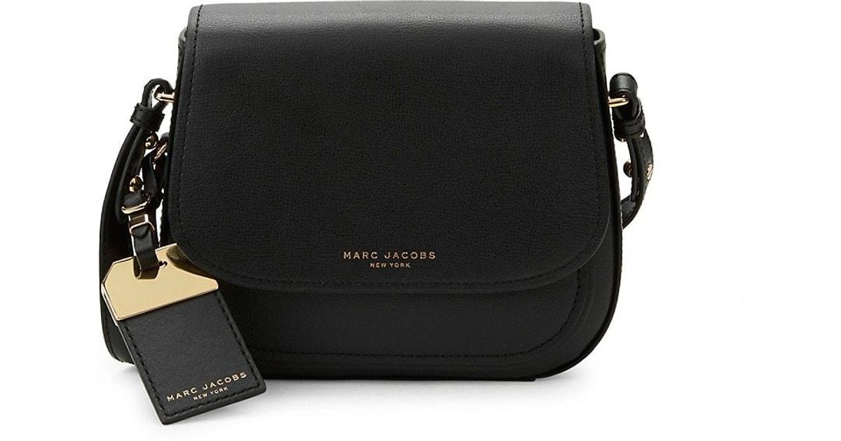 Marc Jacobs Leather Mini Rider Crossbody Bag in Black Lyst