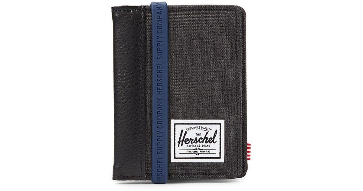 Herschel Supply Co. Gordon Rfid Blocking Bifold Wallet in Black for Men