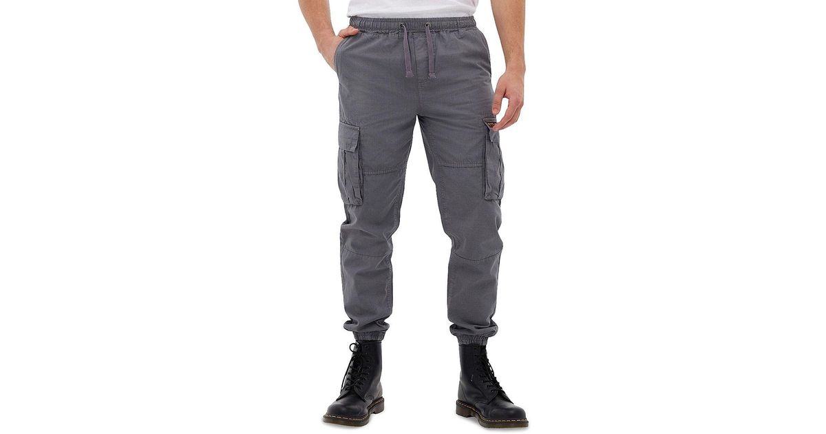 Bench . Tapered Cargo joggers in Blue for Men Lyst