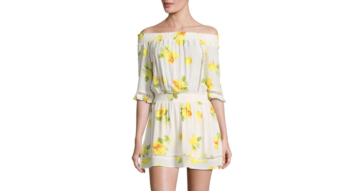 saks fifth avenue yellow dress