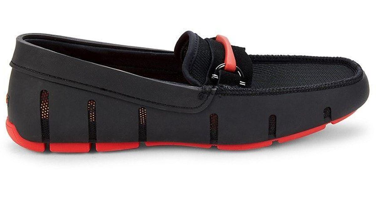 Swims Sporty Mesh Bit Loafers in Black for Men Lyst