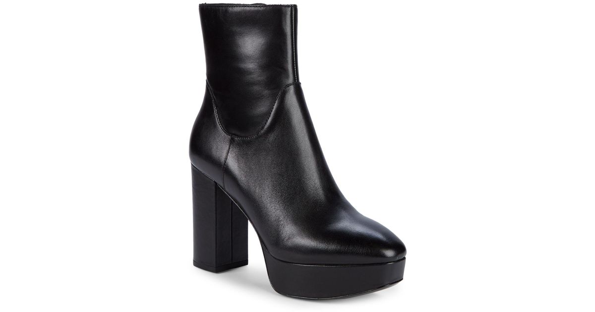 ash amazon leather platform booties