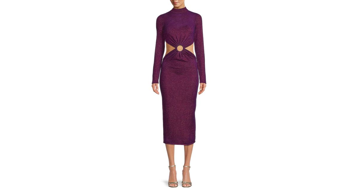 ronny kobo purple dress