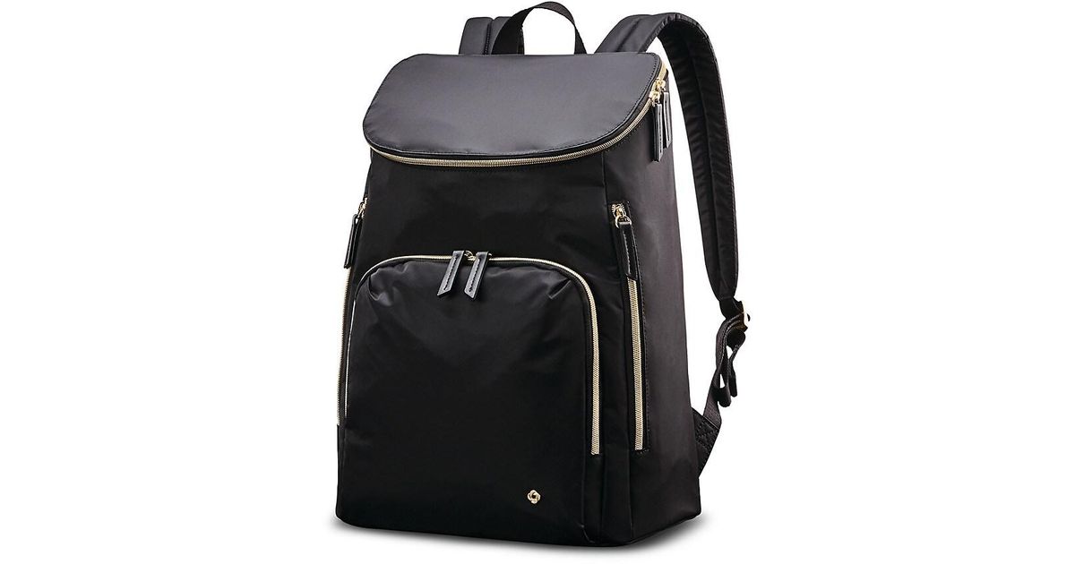 Samsonite Synthetic Mobile Solution Deluxe Backpack in Black | Lyst