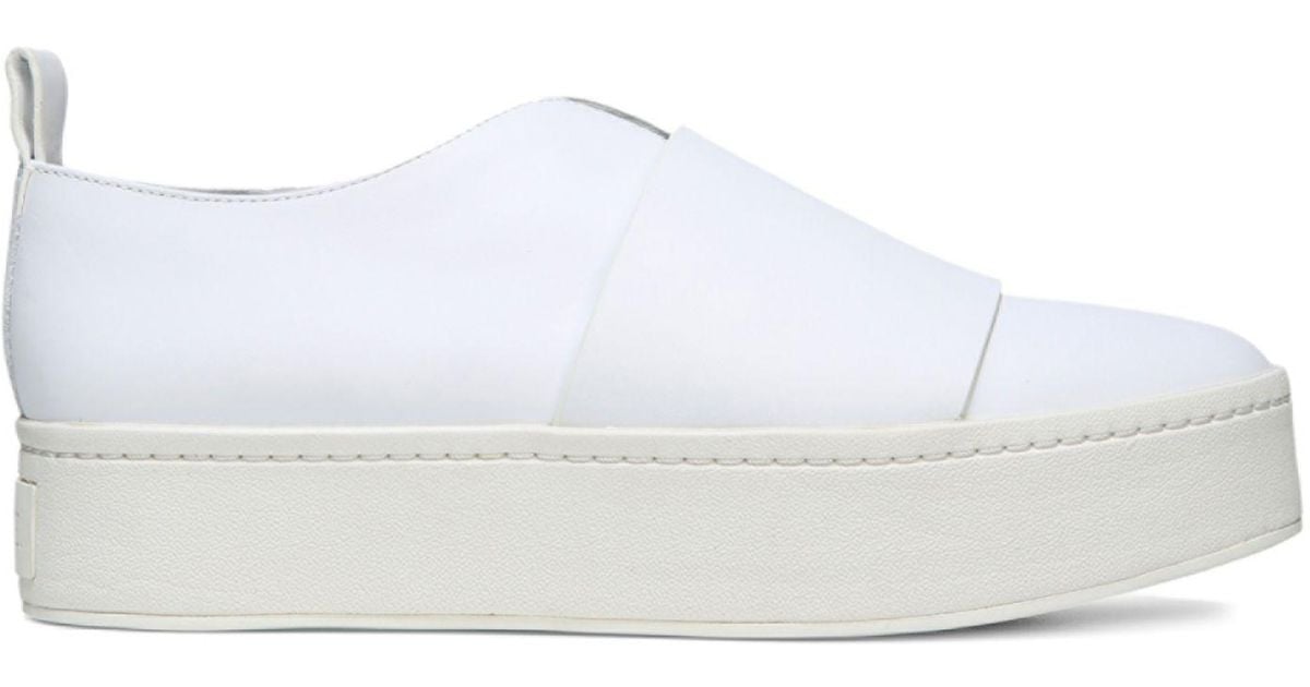 Vince wallace leather platform sneakers sales