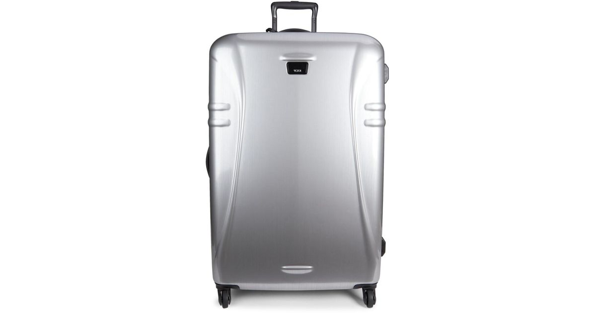 Tumi Extended Trip Hard Shell Luggage Silver in Gray Lyst