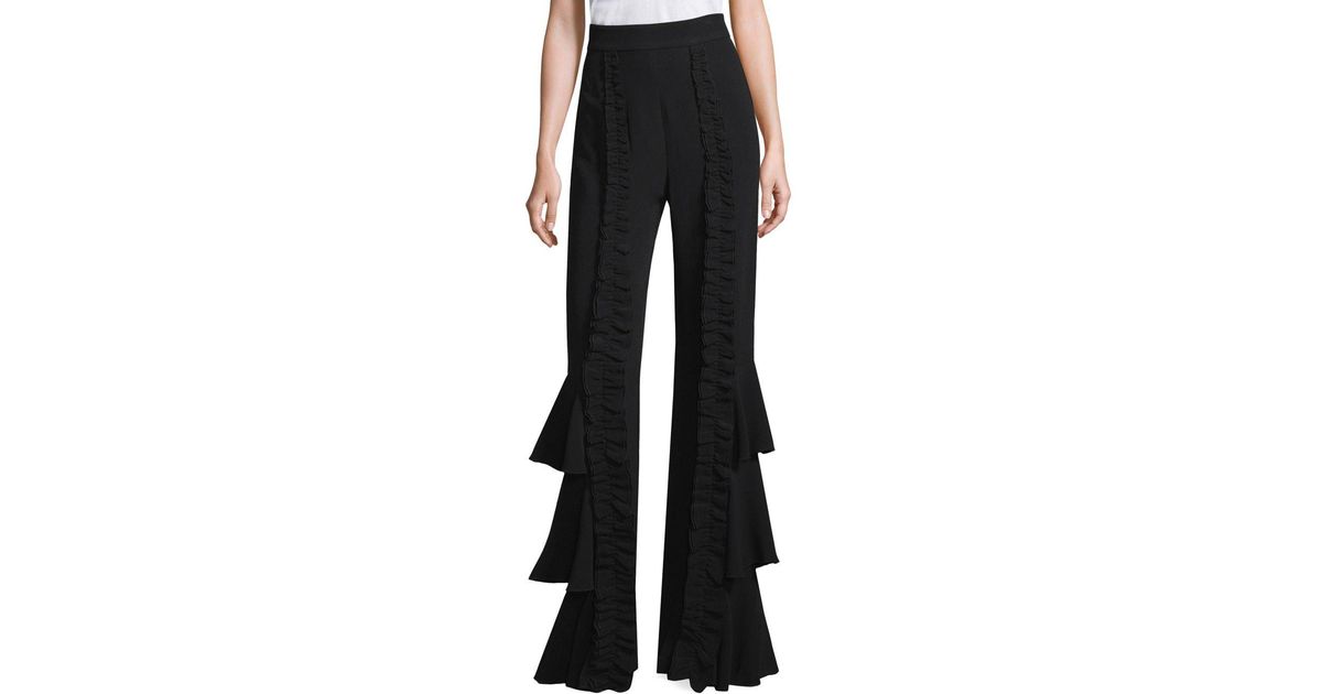 Alexis Synthetic Carine Ruffle Pants in 