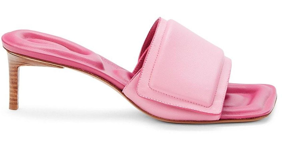 jacquemus pink mules